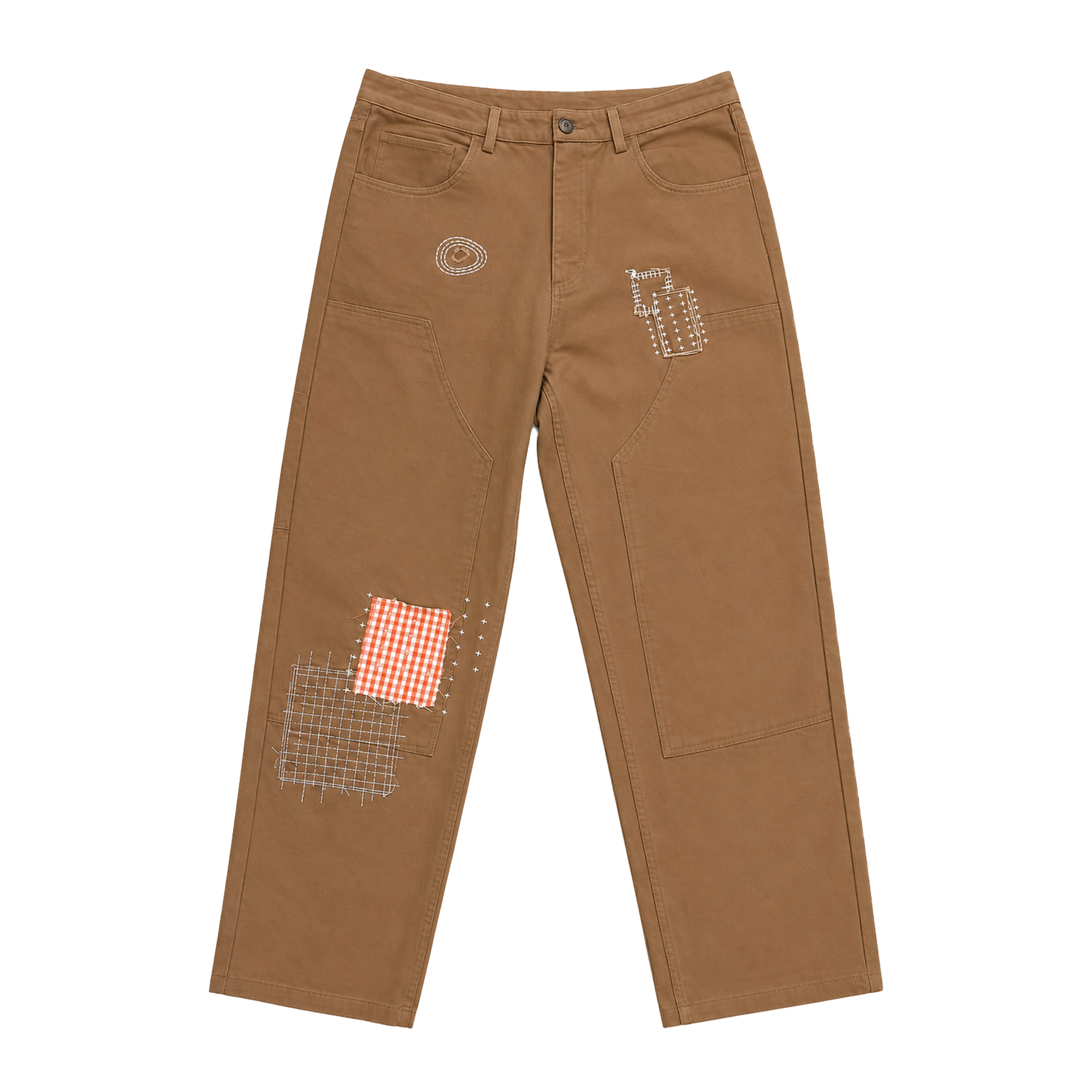 patchwork pants
